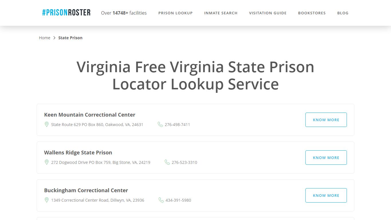 Virginia State Prison Inmate Lookup
